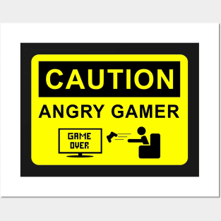 Angry Gamer Posters and Art